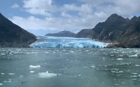 Laguna San Rafael Blue Glacier by cruise ship