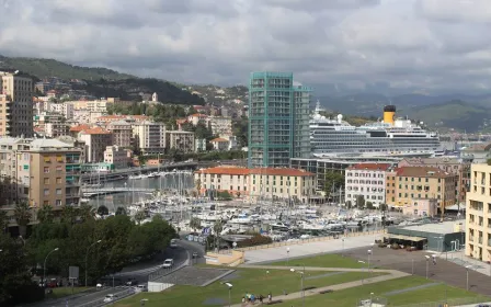 cruise ship in Savona, Italy