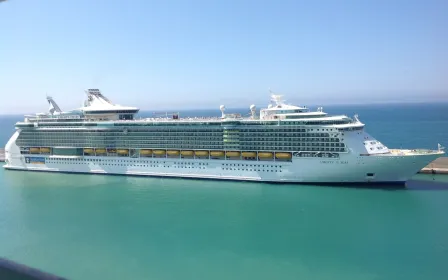 Royal Caribbean Liberty of the Seas cruise ship sailing from home port