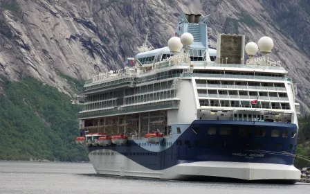 Marella Discovery cruise ship sailing to homeport