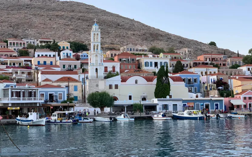 port of Chalki, Greece