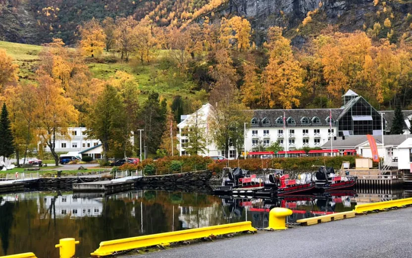 port of Gudvangen, Norway