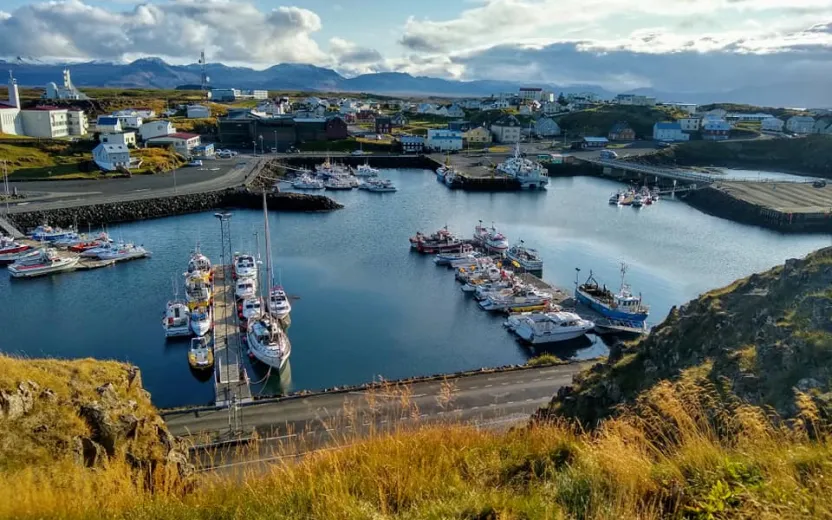 port of Stykkisholmur, Iceland