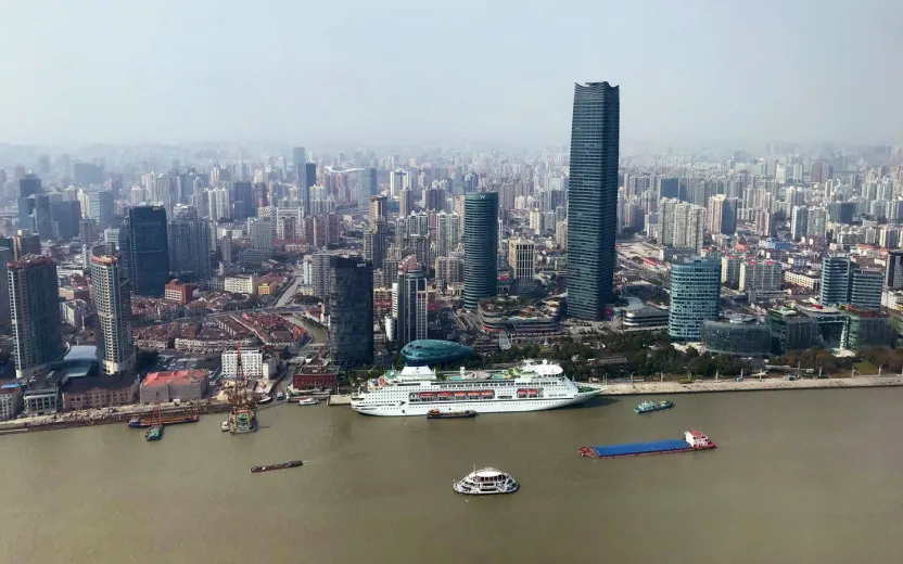 cruise port of Shanghai, China