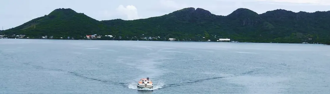 Isla De Providencia, Colombia tender boat in port