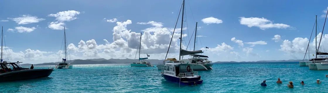 cruise ship docked at the port of Jost Van Dyke, British Virgin Islands