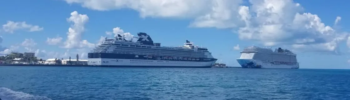 cruise ship docked at the port of Kings Wharf, Bermuda