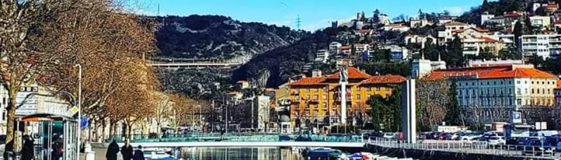 ship docked at the port of Rijeka, Croatia