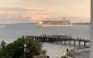 Princess cruise ship anchored at the Norfolk Island, Australia